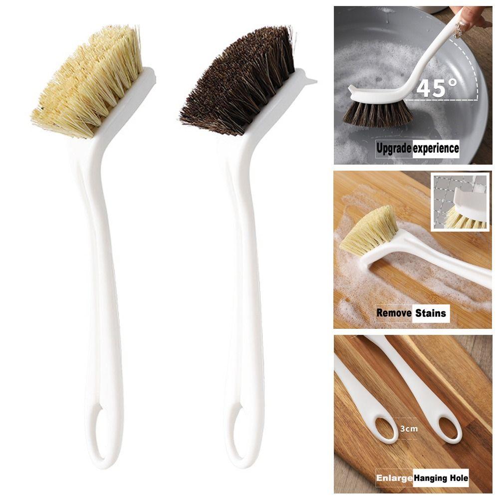 Long Handle Kitchen Brush Oil-proof Utensils Cleaning Brush Pots Pans Utensils Cleaning