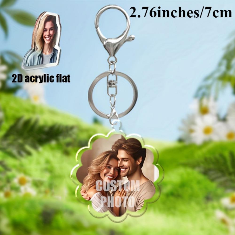 Customized Picture Women's Pendant, Acrylic Pendant,couple keychain,Easter Gift, Valentine's Day Gift,suitable for Couples, Anniversary Gift,