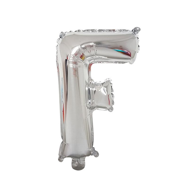 1/26 шт. 16-дюймовые фольгированные шары с алфавитом, серебряные алюминиевые шары-буквы, многоразовый декор, свадьба, день рождения, мероприятия