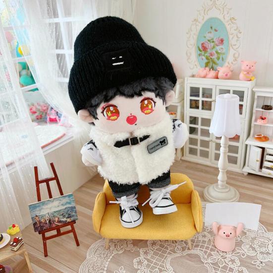 1 комплект милых мягких стильных аксессуаров, игрушек, жилеток, курток, брюк, 20 см, хлопковая кукольная одежда для девочек, подарок, топ