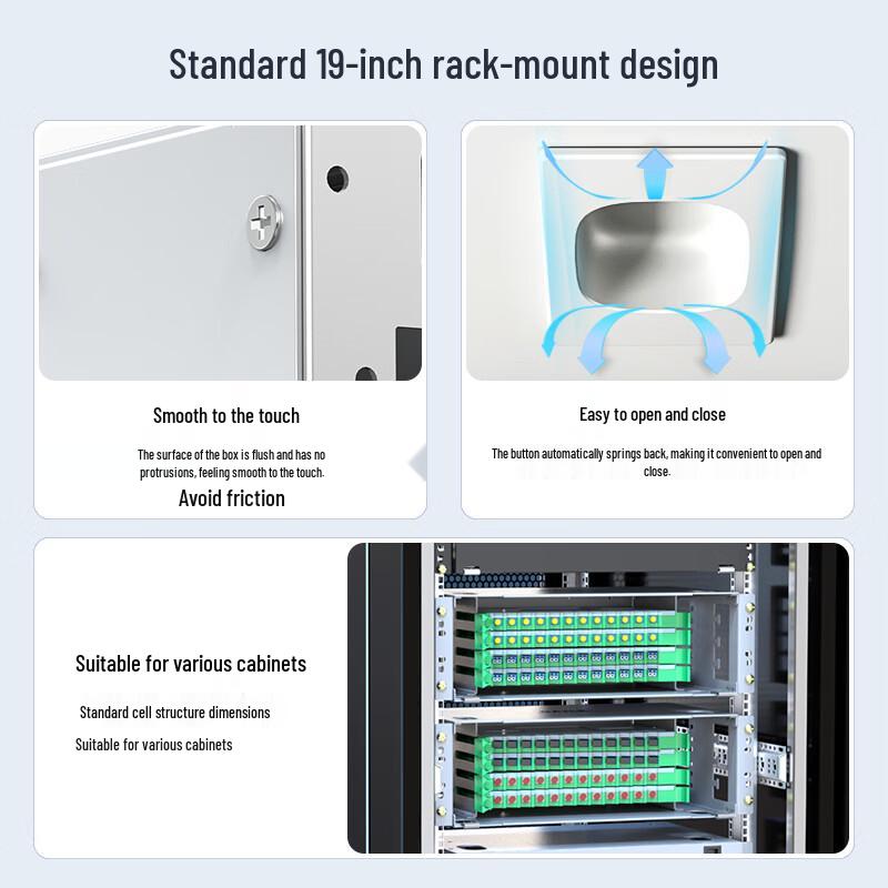 netLINK 192-Core ODF Fiber Optic Distribution Frame, 10G OM3 LC