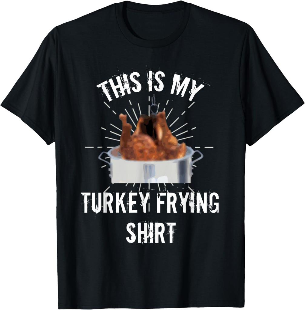 This is My Turkey Frying Shirt Thanksgiving Chef T Shirt T-Shirt