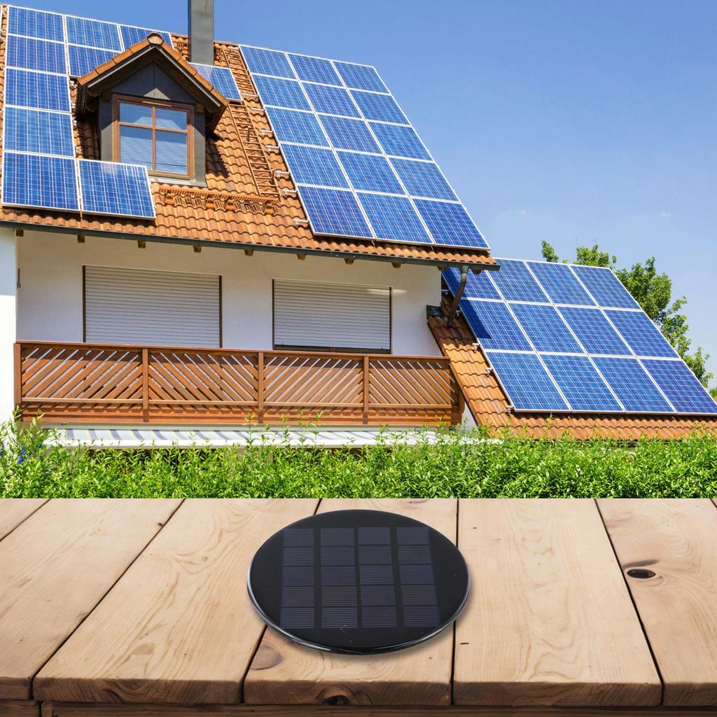 120 Mm Solar Panel Lightweight Solar Panel Outdoor Usage Sustainable Energy Source Optimal Light Absorption Portable Solar Power