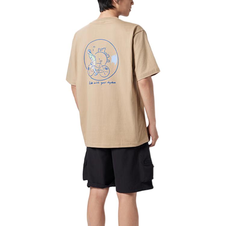 New Balance Футболка унисекс 'Ride With Your Rhythm' SS24 Хаки NEE26011-LB