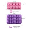 High Temperature Resistance Dog Paw Baking Moulds Easy Demoulding Candy Mold Bone Ice Trays  Jelly