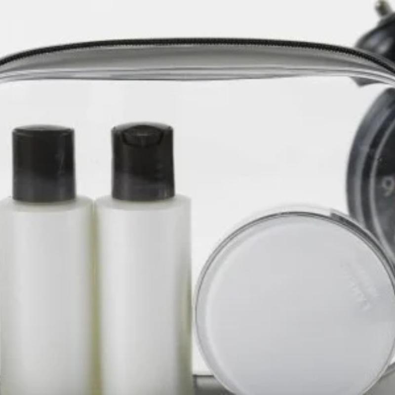 Экологичная ПВХ Прозрачная косметичка Женская Дорожная Сумка для макияжа и туалетных принадлежностей Органайзер для косметики