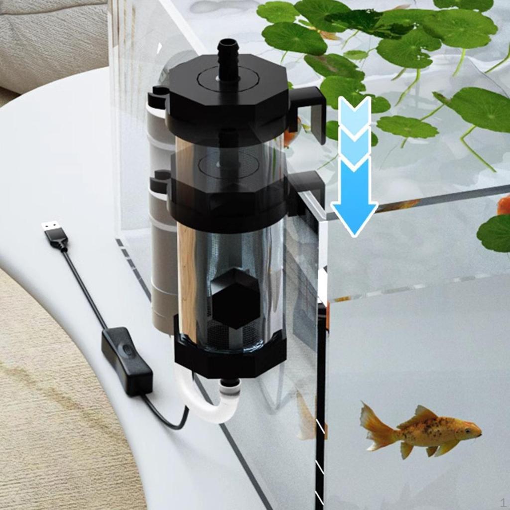 Aquarium Sand Cleaner Set Dirt and Waste Remover Easy Installation Strong Suction Washable USB Pump