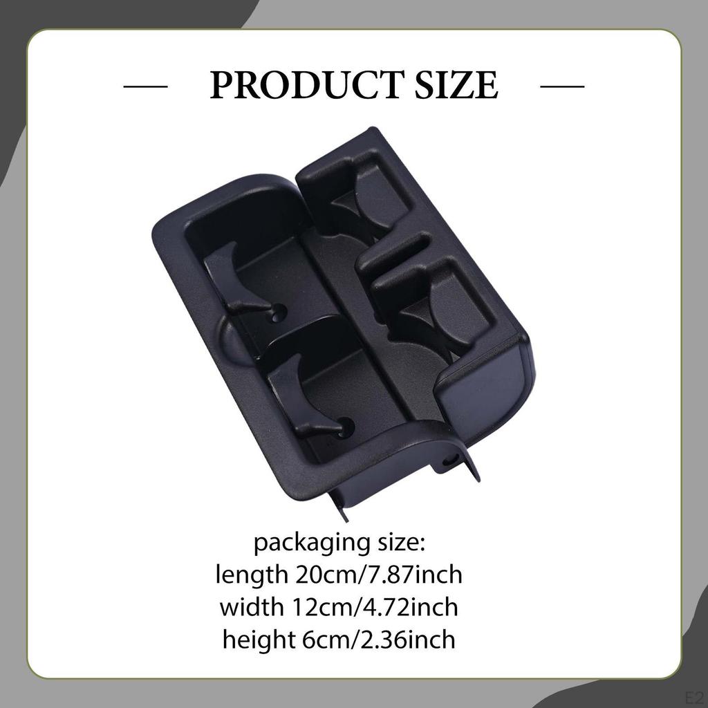 Rear Seat Cup Holder Second Row Drink Insert Panel Cover Automotive Repair Part Convenient