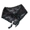 Fashion Lace Splicing Strap Decoration Foreign Style Triangle Towel Fart Curtain Apron Chic Pure Desire Style Short Skirt