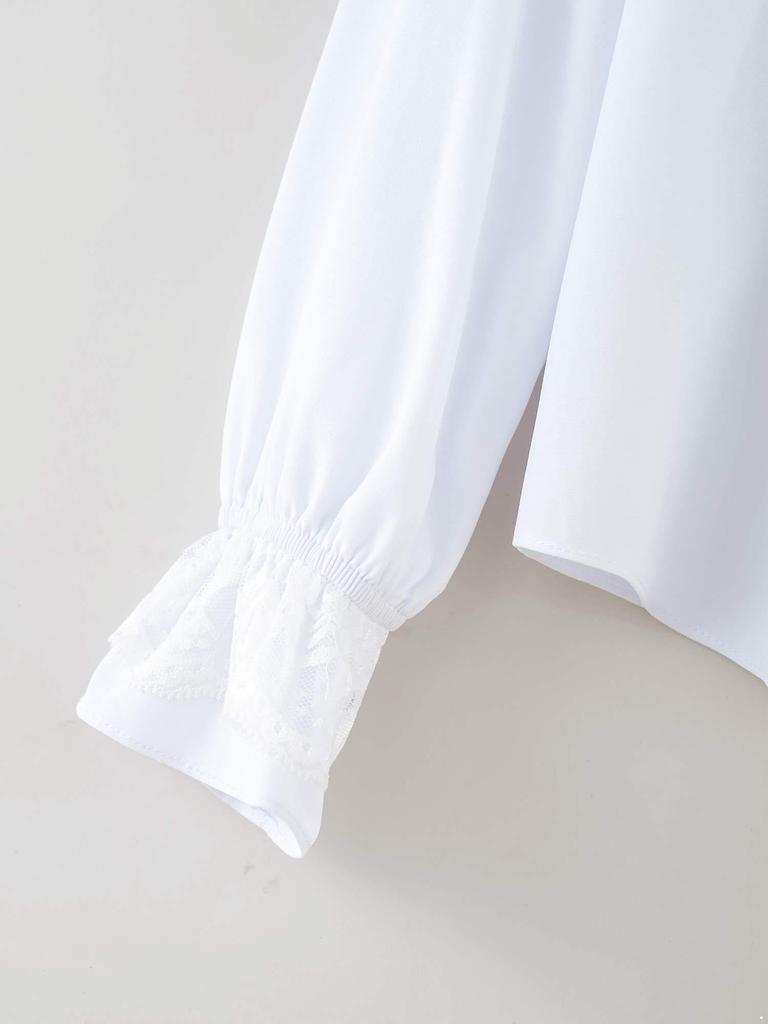 Рубашка в стиле Ренессанс для мальчиков с длинными рукавами, кружевными манжетами, застежкой на пуговицы спереди, однотонный винтажный костюм