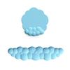 Кожаный коврик для мыши Cloud и подставка для запястий из пены с эффектом памяти - Нескользящая силиконовая поддержка для клавиатуры
