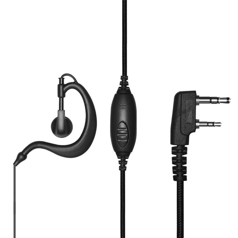 Lisheng Walkie-Talkie Earphone Headset Telephone Headset Cable Neutral High-End Ear Hook Small Machine Headset Cable USB