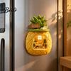 Decorative Magnets for Whiteboards Pineapple House Resin Fridge Magnet, 3D Relief Miniature Cottage Decor, Creative Strong Adsorption Refrigerator