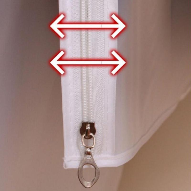 5 шт./лот, боковая молния, пылезащитный мешок для одежды, полупрозрачный PEVA, пылезащитный чехол для костюма, пальто, домашняя детская одежда, пылезащитный чехол