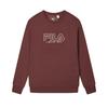 Fila Оригинальный свободный флисовый свитшот American Vintage, унисекс, винно-красный F51M449204F-WI