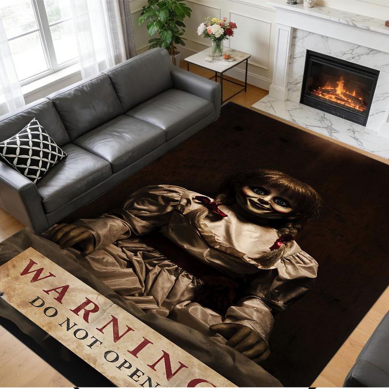 Crystal Velvet Rug Soft Non Slip Indoor Floor Mat Home DecorThe Conjuring Annabelle