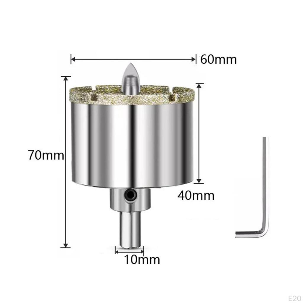 Brazed Diamond Hole Opener with Center Drill Bit ,Smooth Cutting, Tools, Sturdy, Glass