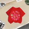 Children T-shirt Letter Printed Kids 100% Cotton Tops 2-13Y O-Neck Short-sleeve T-shirt