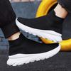 2025 Couple Shoes New Fly-woven Socks Shoes Breathable and Lightweight One-pedal Mesh Shoes Casual Sports Shoes