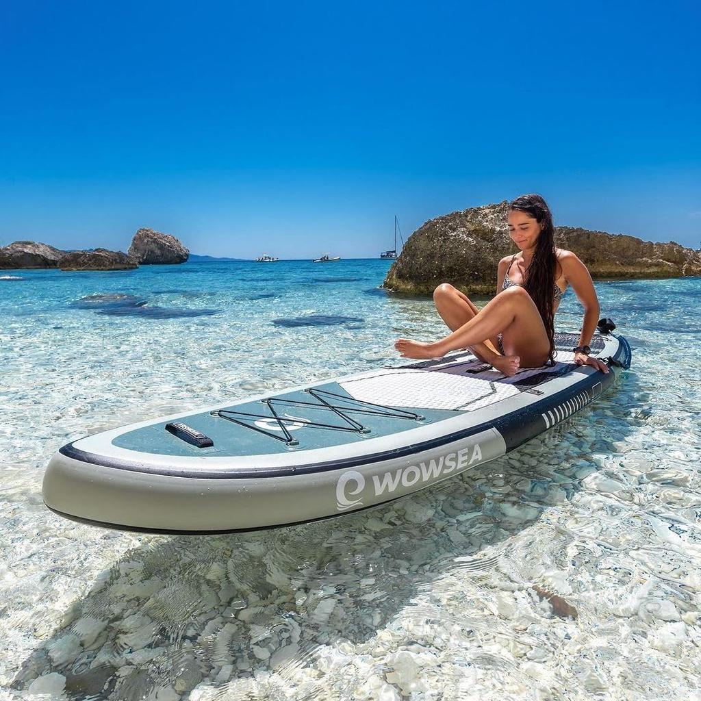 Надувное весло WOWSEA Poseidon P3, прочное и устойчивое туристическое весло для отдыха на SUP-доске, идеально подходящее для обучения и отдыха на воде, доска,