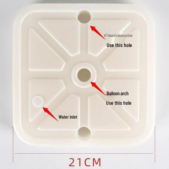 Телескопическая металлическая линейка для воздушных шаров с водостопом и сотовой основой