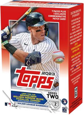 Topps 2023 Серия 2 Бейсбол Запечатанная на фабрике Розничная коробка - Бейсбольный восковой пакет