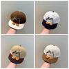 Casual Infant Sun Visor Hat Quick Dry Kids Peaked Caps Spring Cartoon Bear Baby Hat  Boys/girls