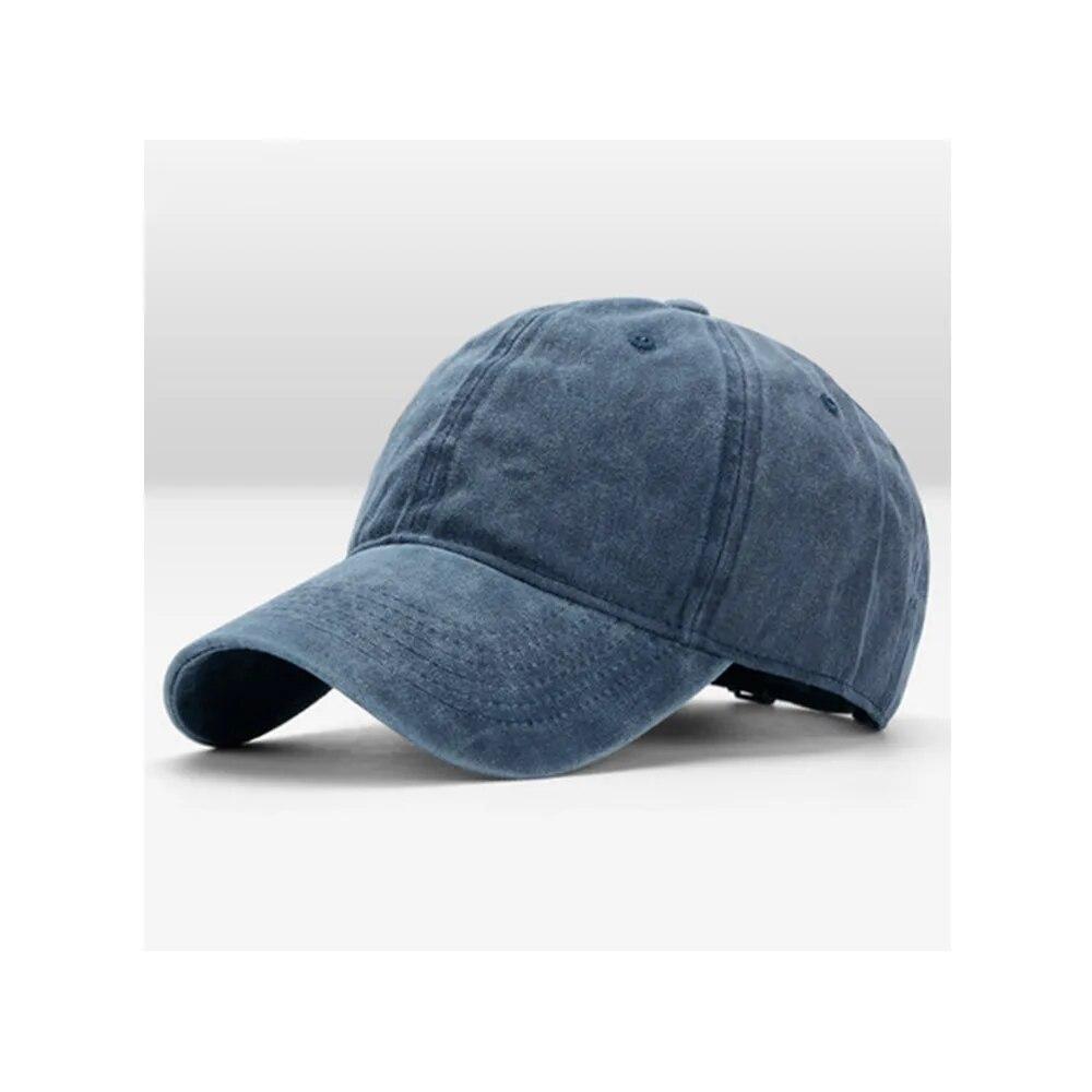 High Quality Red Washed Denim Hat For Men Women Snapback Hip Hop Caps Outdoor Sports Plain Summer Baseball Cap Casquette