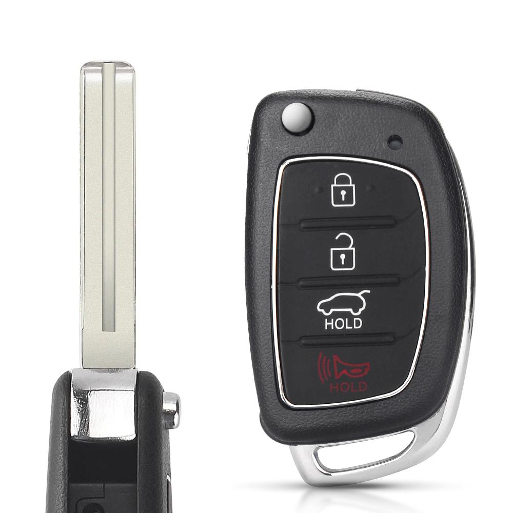 3/4 кнопки откидной складной чехол для автомобильного дистанционного ключа для HYUN.DAI Mistra Santa Fe Sonata Tucson Accent I30 I40 I45