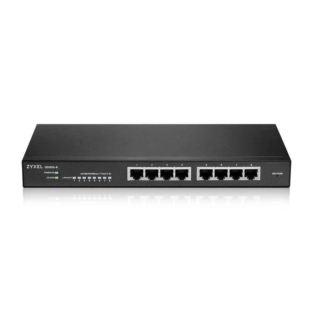 Zyxel Gigabit Switching Hub Nebula cloud Japanese fanless For small and small and corporations Invoice businesses 8-port management, support,