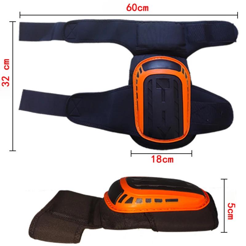 2 шт. наколенников для работы - Сверхмощные поддерживающие наколенники с гелевой подушкой и противоскользящими ремнями для строительства, укладки полов, садоводства