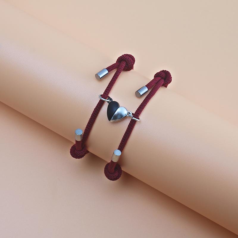 Европейский и американский браслет Love Magnet для пар мужчин и женщин - ювелирные изделия из веревки ручной работы