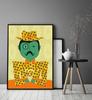 Obraz plakat w ramie 53x73 cm kawosz p1075