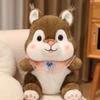 Animal Squirrel Plush Toy Cute Squirrel Plush Doll Plush Squirrel Doll  Kids Holiday Gifts