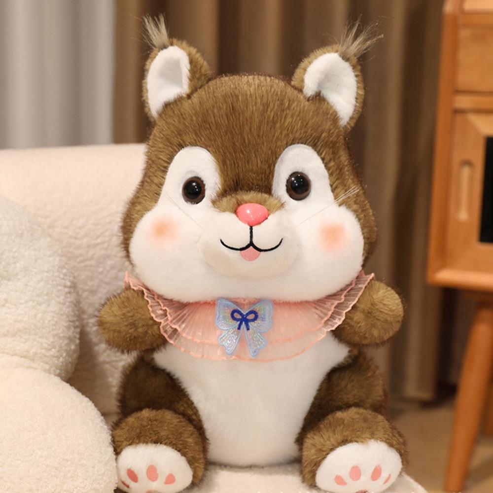 Cute Squirrel Plush Toy Animal Squirrel Plush Doll Plush Squirrel Doll Kids Birthday Christmas