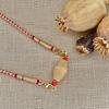 Personalized Necklace, Fashionable Retro Compass Pendant, Nylon Woven Rope Necklace, Electroplated Gold Color Retention