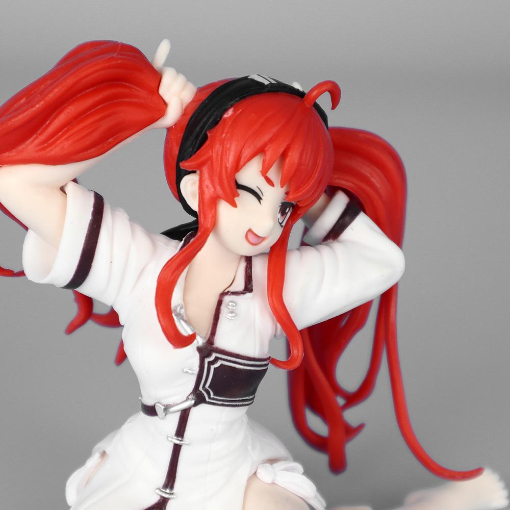 Аниме Сидящая Поза Алиса Фигурка Мультфильм Двойной Хвост Девушка Модель Украшения Игрушка Рождественские Подарки