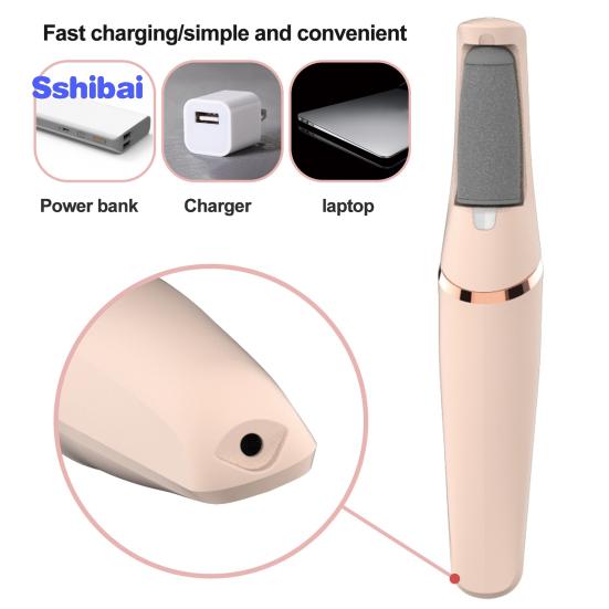 1 комплект электрического средства для удаления мозолей, быстрая зарядка, безопасная защита ног, профессиональный набор инструментов для педикюра для гладких ног