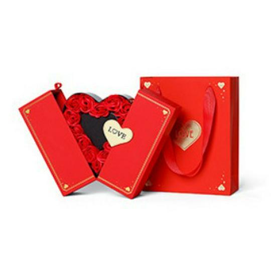 Ferris Wheel Rose Gift Box Set - Single/Double Layer, Customizable Everlasting Roses