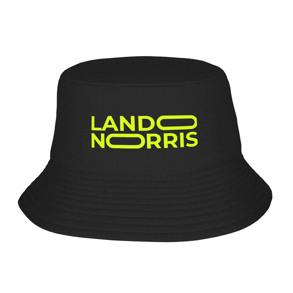 Hot Summer Headwear L-Lando N-Norris Bucket Hat Hip Hop Woman Hot Sun Hats  Boonie Hat Lightweight Fisherman Caps Outdoor Sports