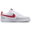 Nike Court Vision Low White University Красные женские кроссовки Серо-туманные черные FD0284-100