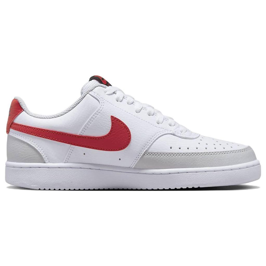 Nike Court Vision Low White University Красные женские кроссовки Серо-туманные черные FD0284-100