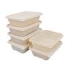 Youheyoumi 500ml Biodegradable Disposable Lunch Box, 300 Sets