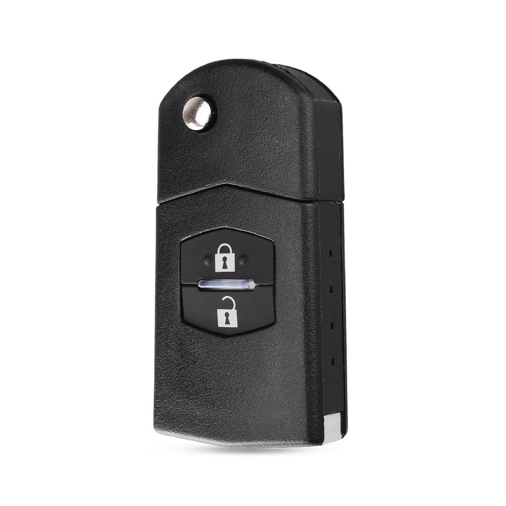 2 3 кнопки дистанционного ключа брелок чехол складной флип с необработанным лезвием для Mazda 3 5 6