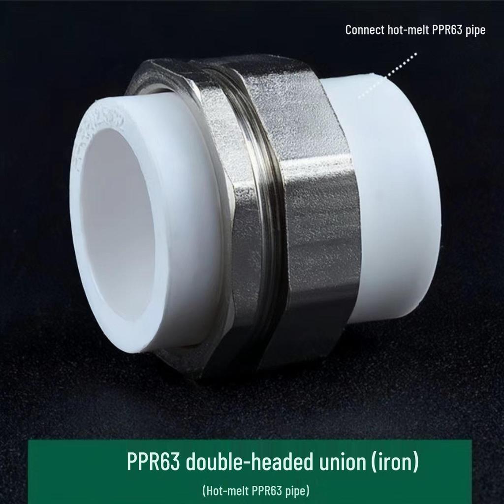 PPR Медно-чугунная муфта, внутренняя и наружная резьба, 20-110 мм, двухсторонняя PPR чугунная муфта