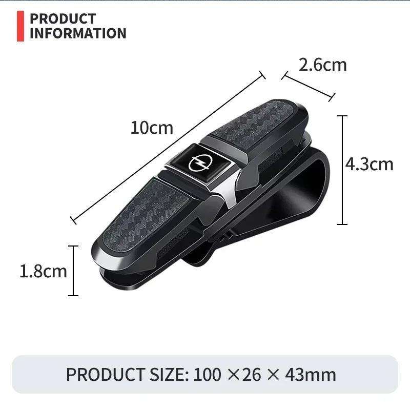 Car Glasses Holder 180 Degree Rotation Car Glasses Clip for Opel OPC Astra Insignia Mokka Zafira Corsa Vectra C D Antara Car IC0