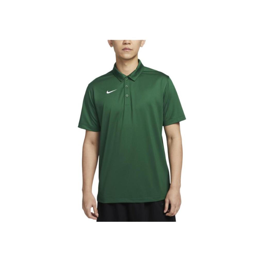 Nike Мужская футболка поло с коротким рукавом Dri-Fit Soft Fashion, топы, цвет Каньон-Грин IB8831-341