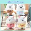 Soft And Lovable Plush Dog Pendant Charming Samoyed Keychain Doll For Kids