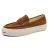 Fashion Leisure Walk Loafers New Summer Men's Casual Leather Shoes Stylish Soft Bean Shoes Low-top Man Slip On Shoes Handmade Moccasins