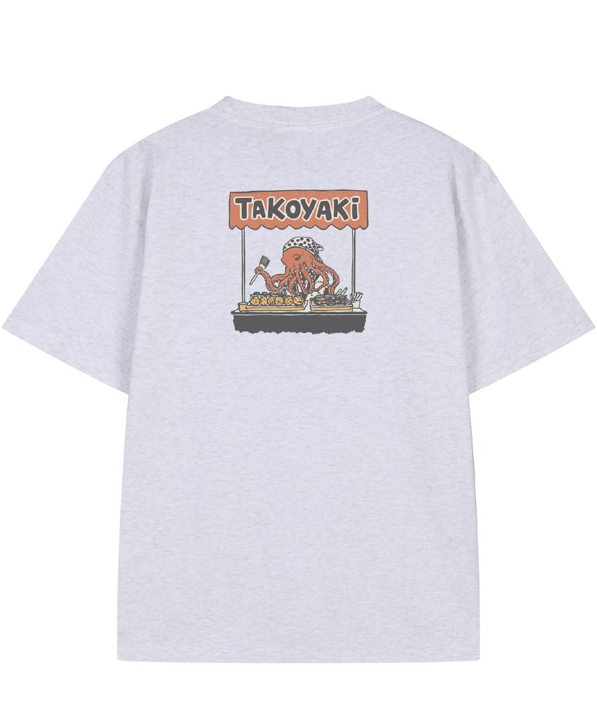 DRIFTOUT Футболка с коротким рукавом Такояки Осьминог (3 цвета)
